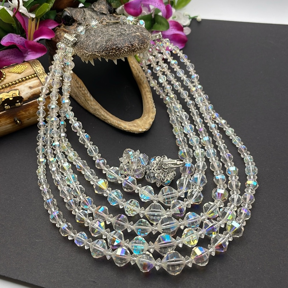 Laguna crystal necklace and earring set C39🔥 - Picture 16 of 16